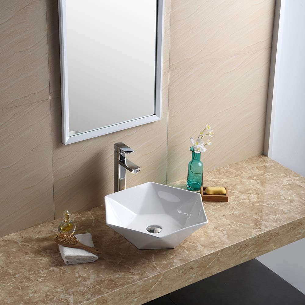 Fine Fixtures Vessel Sink Vitreous China MV1818TE