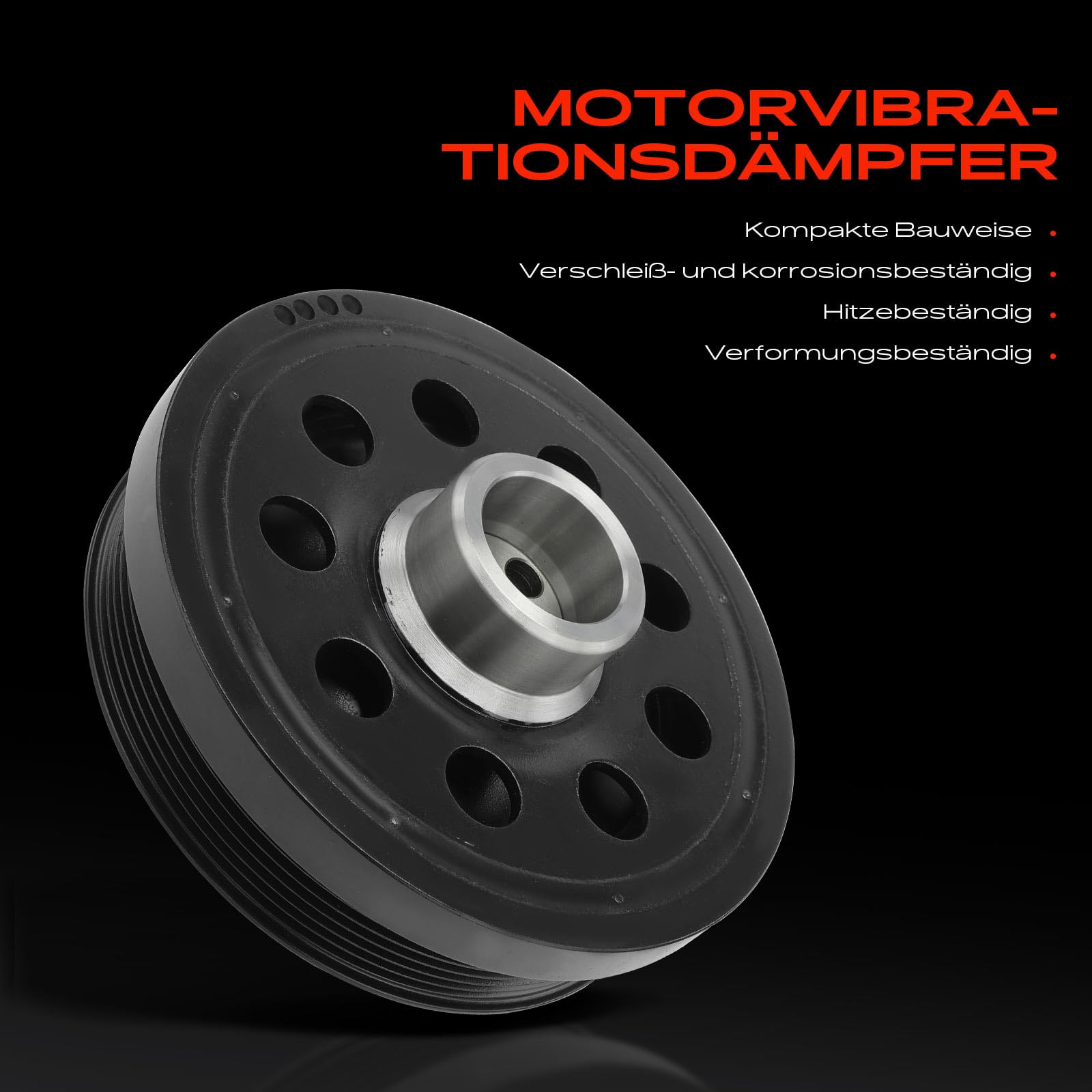 Frankberg Riemenscheibe Kurbelwelle Kompatibel mit 1er F20 116-120 2.0L 2010-2019 3er E90 316-320 2.0L 2007-2011 5er F10 518-520 2.0L 2009-2016 Replace# 11238512072