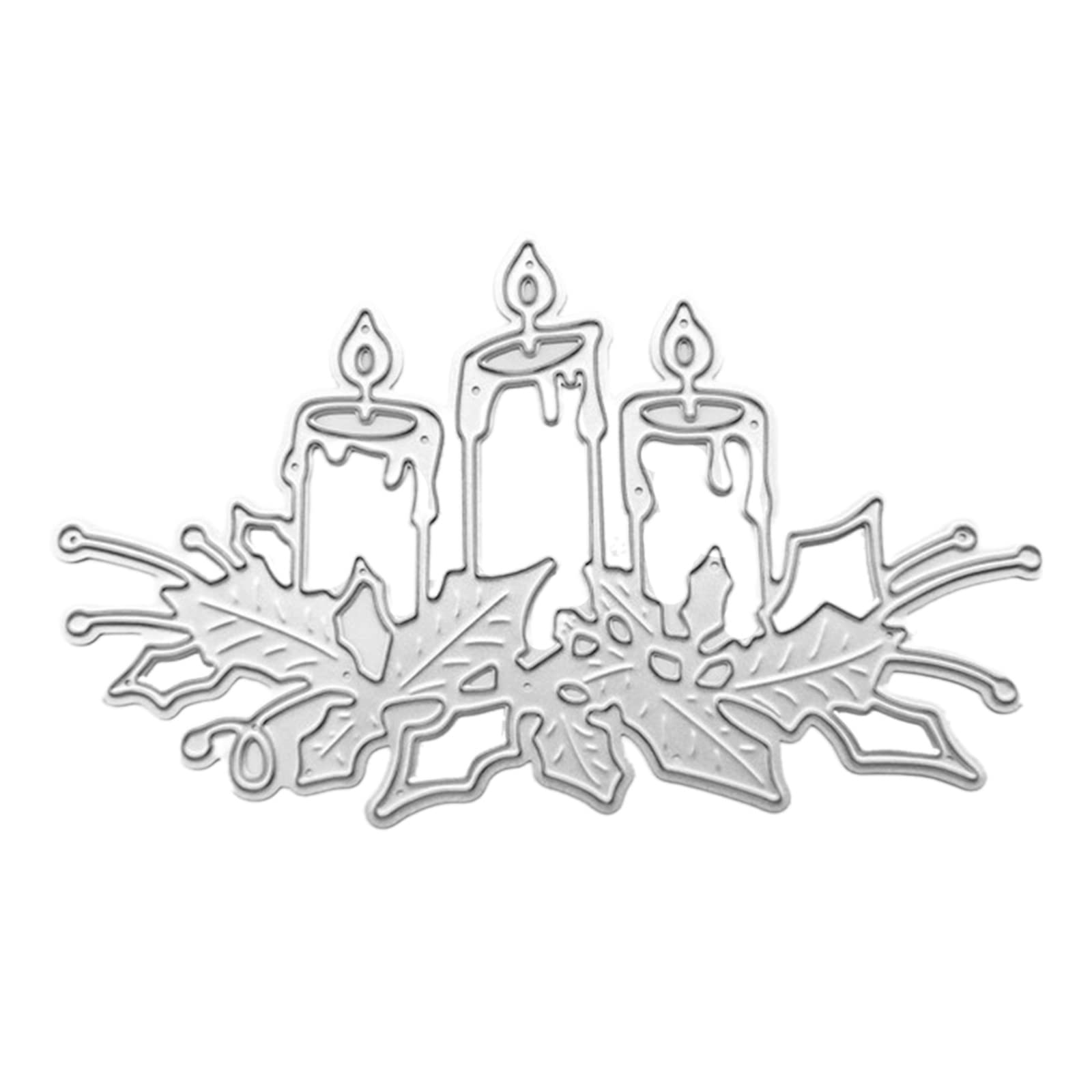 Buxuaaaa Art Cutting Dies Metal Die Cuts Templates Embossing Decoration Tools for Making Birthday Cards Invitations Scrapbooking Embossing Stencils Metal Stencils for Card Making Brass