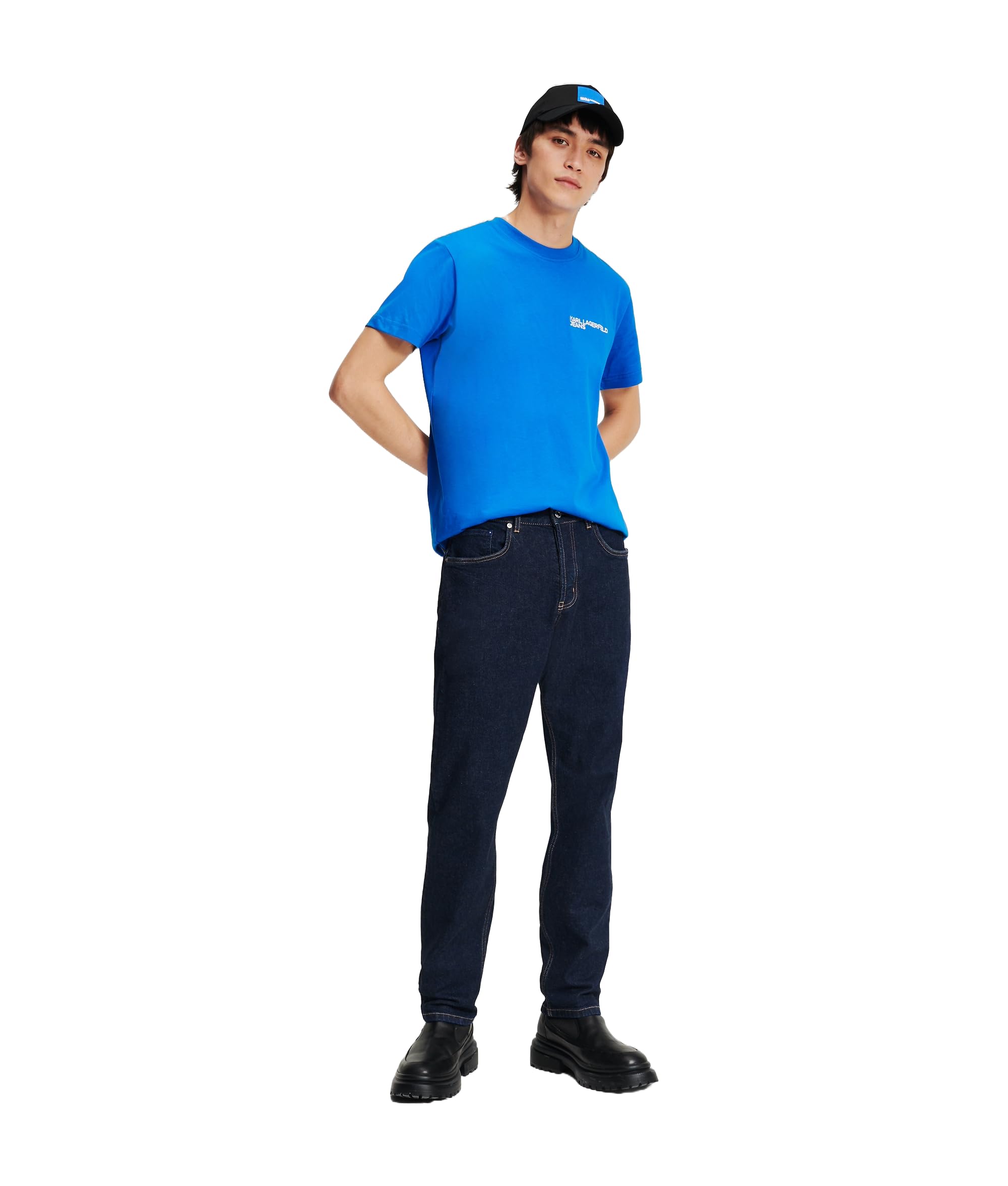 KARL LAGERFELD JEANS Men's Klj Tapered Denim Jeans