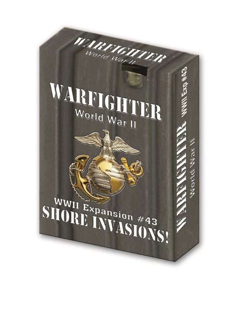 DVG Dan Verssen Games Expansion Kit 43, Shore Invasions, for Warfighter WWII Solitaire Boardgame