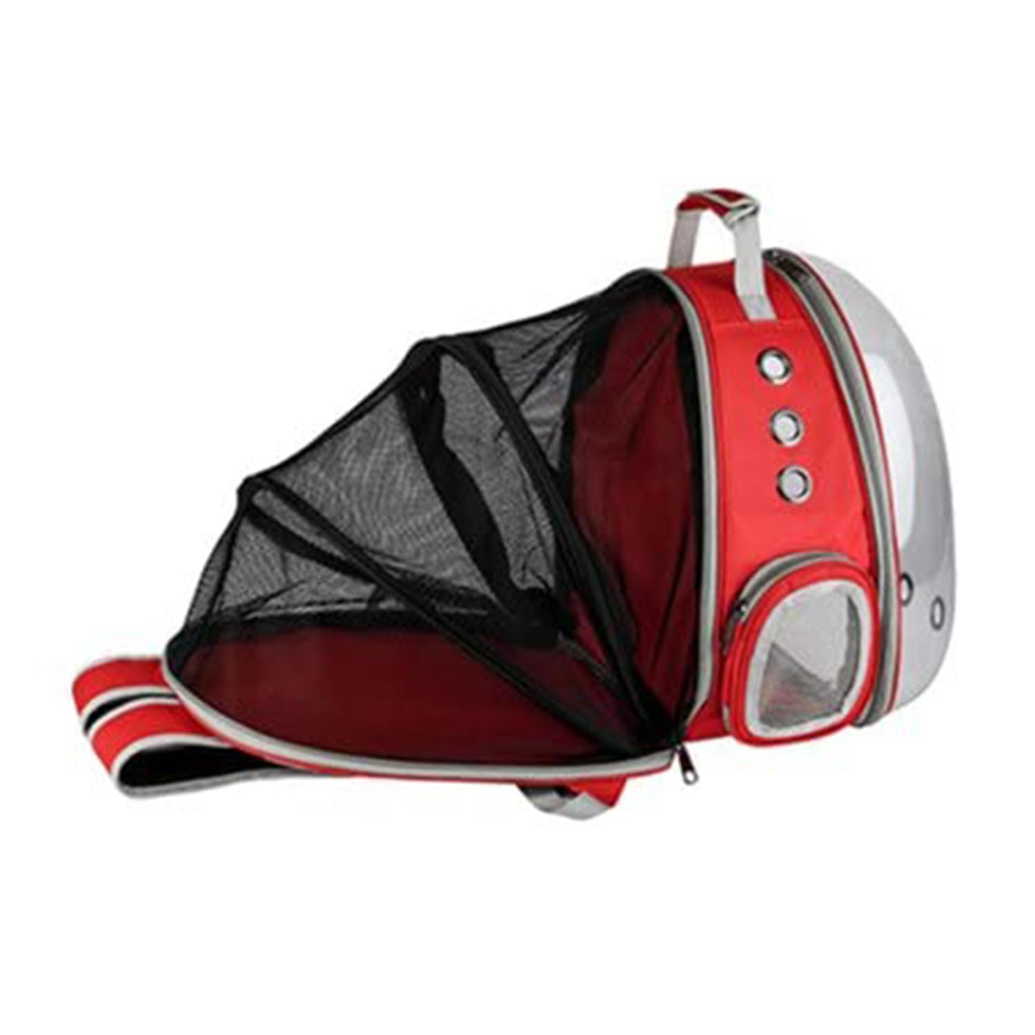 Emily Pets Cat Carrier Backpacks Bubble Bag, Dog Backpack Carrier for Small Dogs and Cats/Kitten, Expandable Airline-Approved Transparent Pet Carrying Hiking Traveling Backpack (Red) (B0BYD3MC84) Amazon Price History, Amazon Price Tracker