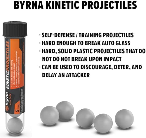 Miniatura 5 de Byrna SDXL Autodefensa Paquete definitivo de lanzador cinético  042oz alimentado por CO2  Lanzador de proyectiles cinéticos no letales defensa del