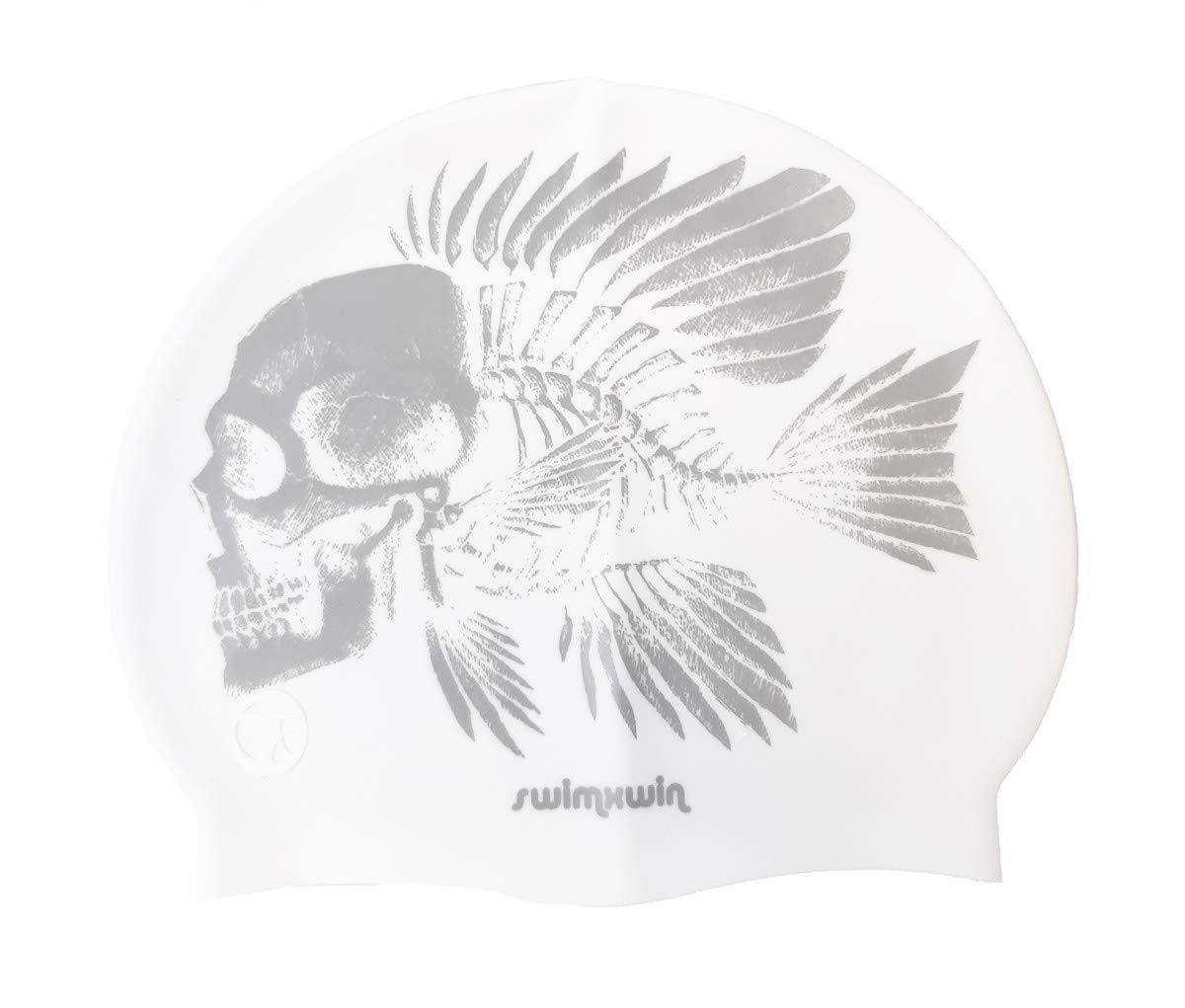 Cuffia Da Nuoto In Silicone Born To Swim - Comoda, Antiscivolo, Design Italiano, Taglia Unica - Foto 10