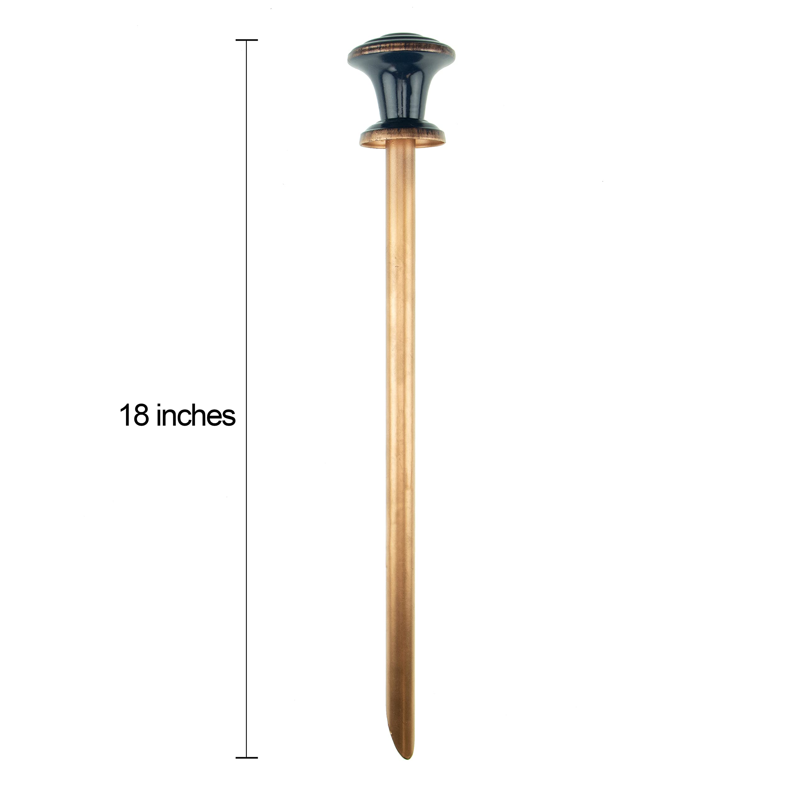 CLEVER GARDEN Heavy Duty Decorative Hose Guide - Knob, 3 Pack