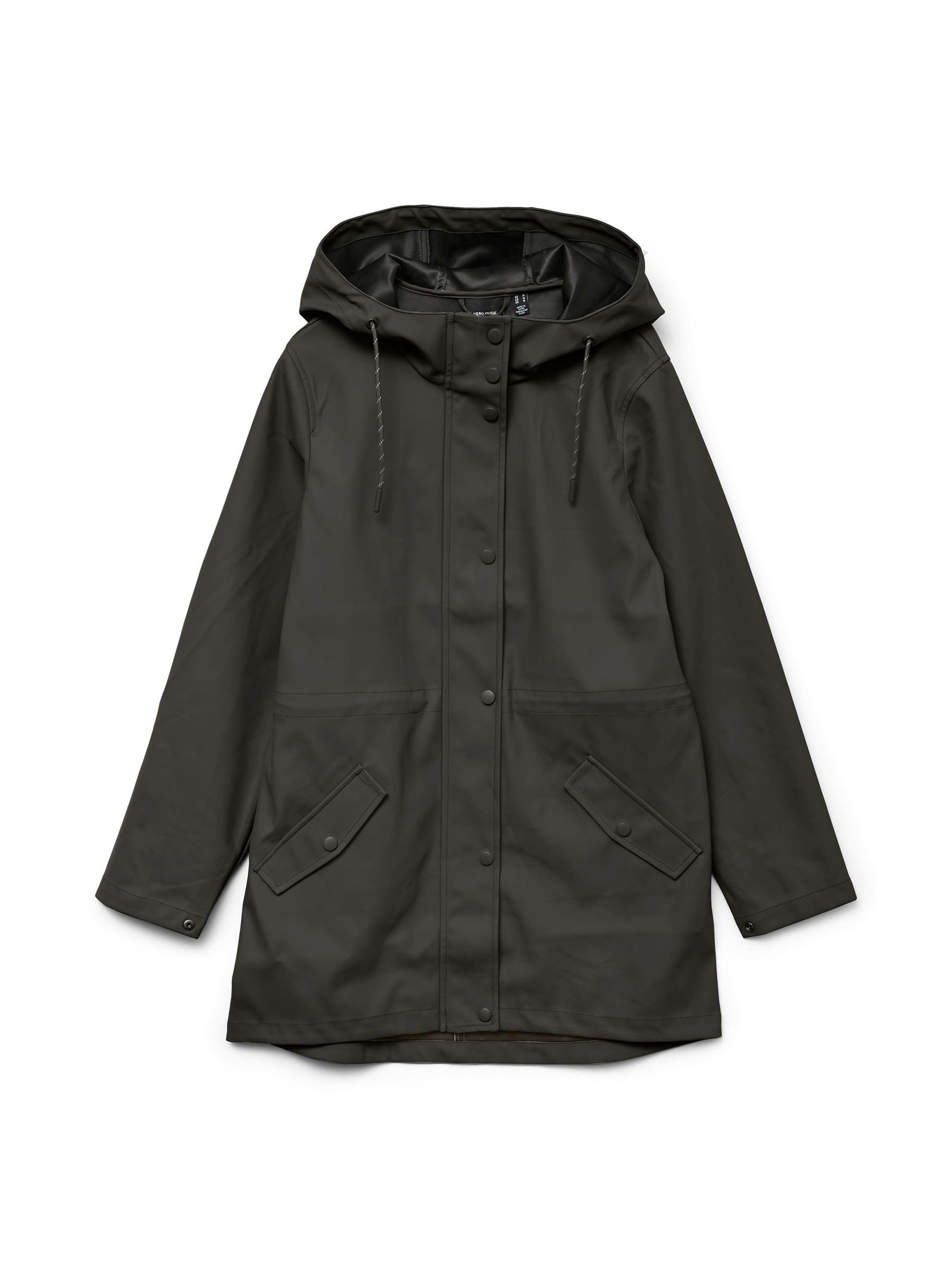 Vero Moda Women's Vmmalou Aw22 Coated Jacket Noos, Peat, XS UK