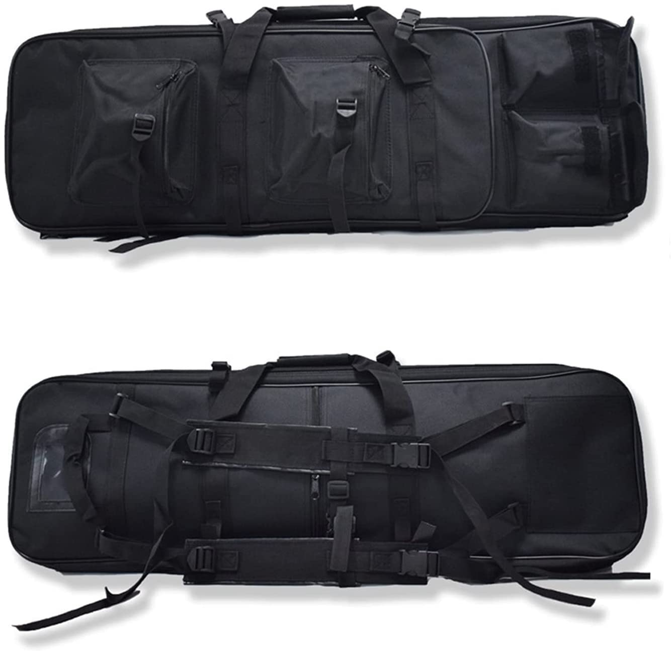 Taktyczna torba na broń, torba na karabin, plecak, karabin snajperski, airsoft, strzelanie, torby na ramię, akcesoria myśliwskie, kemping, B, 100 cm/39,4 cala (B, 120 cm/47,2 cala)
