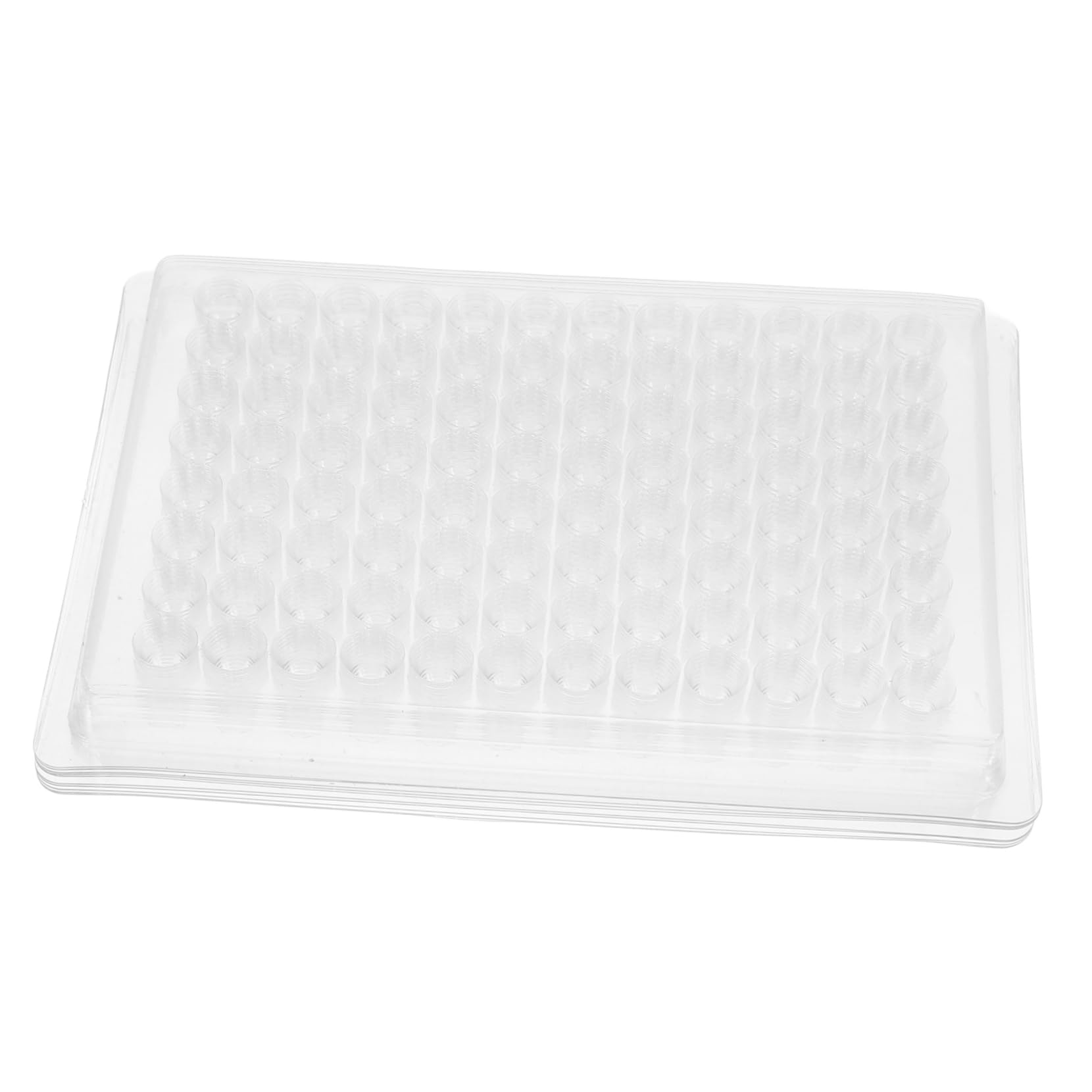 Alipis 3 Set Vassoio Di Coltura Per Laboratorio Piastra Di Coltura Cellulare Da Laboratorio Piastra Per Coltura Tissutale Per Laboratorio Trasparente Pvc 100 Pezzi*3
