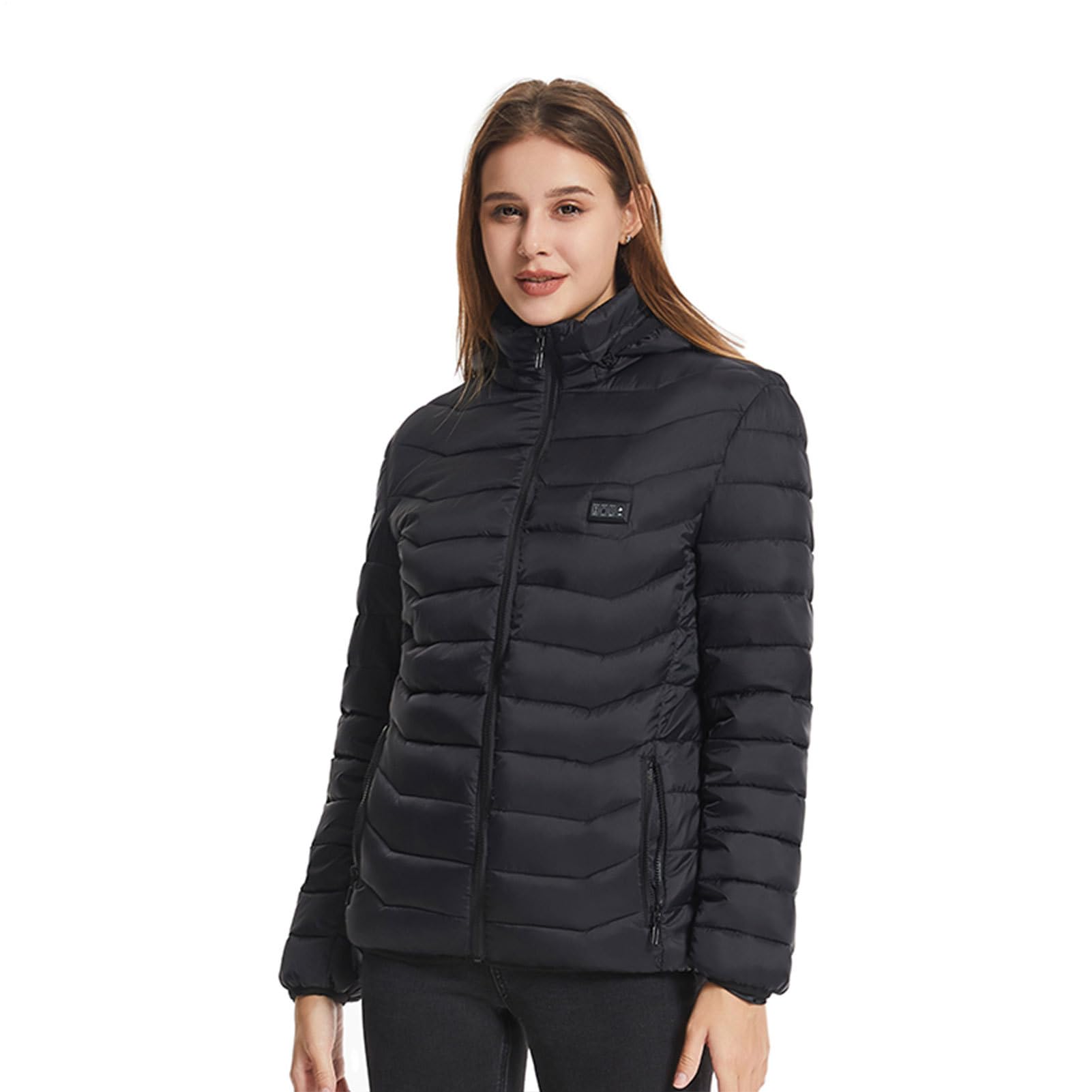 Chaqueta calefactable, abrigo térmico de invierno con carga USB, chaquetas cálidas | Chaqueta calentada USB de 3 velocidades Chaquetas de esquí para hombre para escalada, senderismo, camping