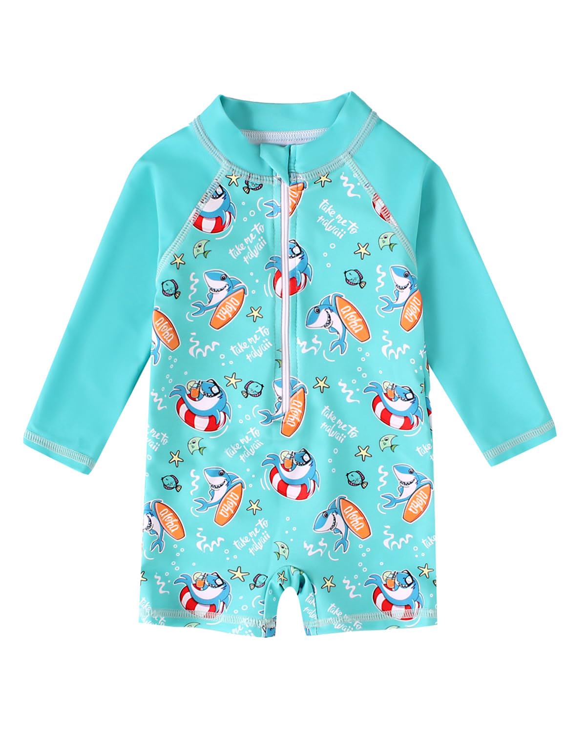 WYTbaby Costume da bagno per bambini, con protezione UV, per bambini, da 3 a 24 mesi