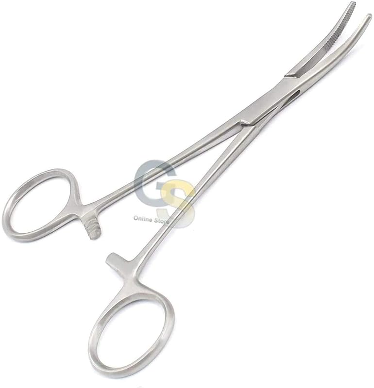 Pinça Hemostática Curva para Remoção de Pelos das Orelhas de Cães GS Online