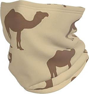 Pasamontañas multifuncional para la cabeza, color marrón, camello, para exteriores, para hombre, mujer, deportes al aire libre, Negro, Talla única