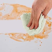 Vista 4 de kimteny Paquete de 12 Paños de Cocina, Paños de Cocina Premium de 10x10 pulgadas, Toallas de Cocina Súper Absorbentes de Terciopelo Coral Paños