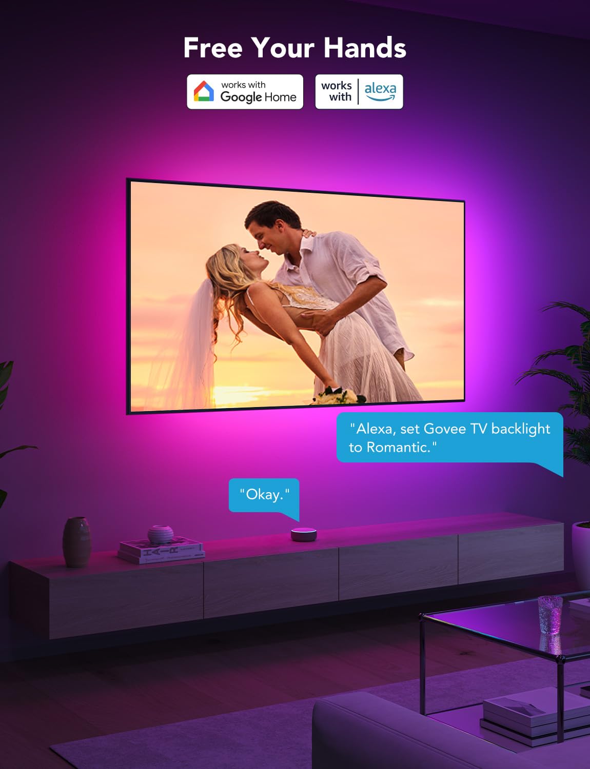 Govee Smart TV Backlight - Color & Music Sync -6