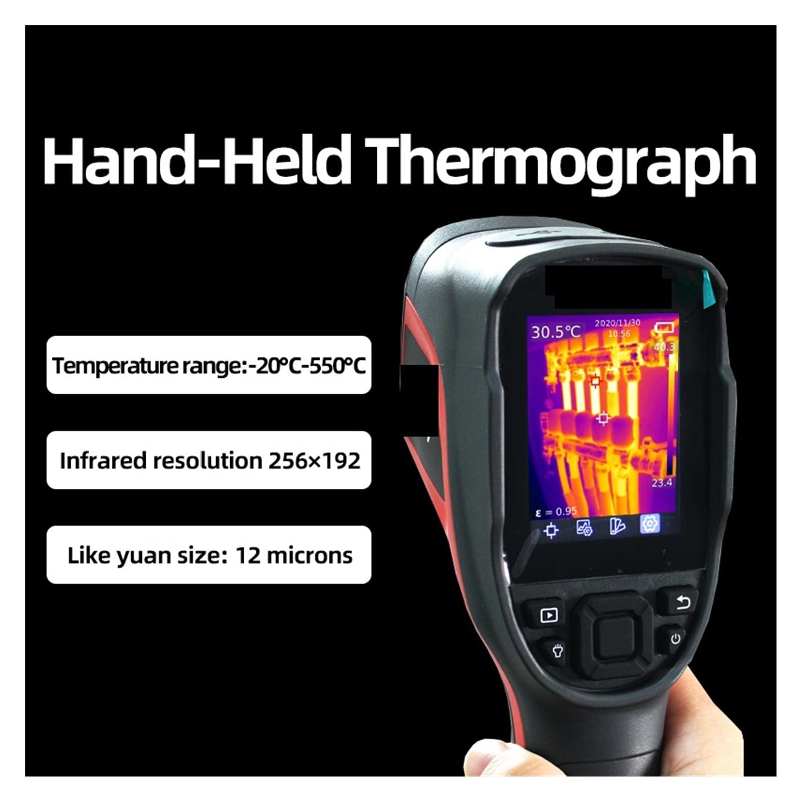 Thermal Imager Rilevamento Industriale Circuito di Riscaldamento a Pavimento Termocamera Portatile a infrarossi