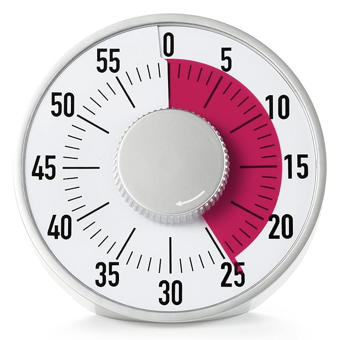 Buy Lavigo Round Mechanical Countdown Timer, Classroom Visual Timer