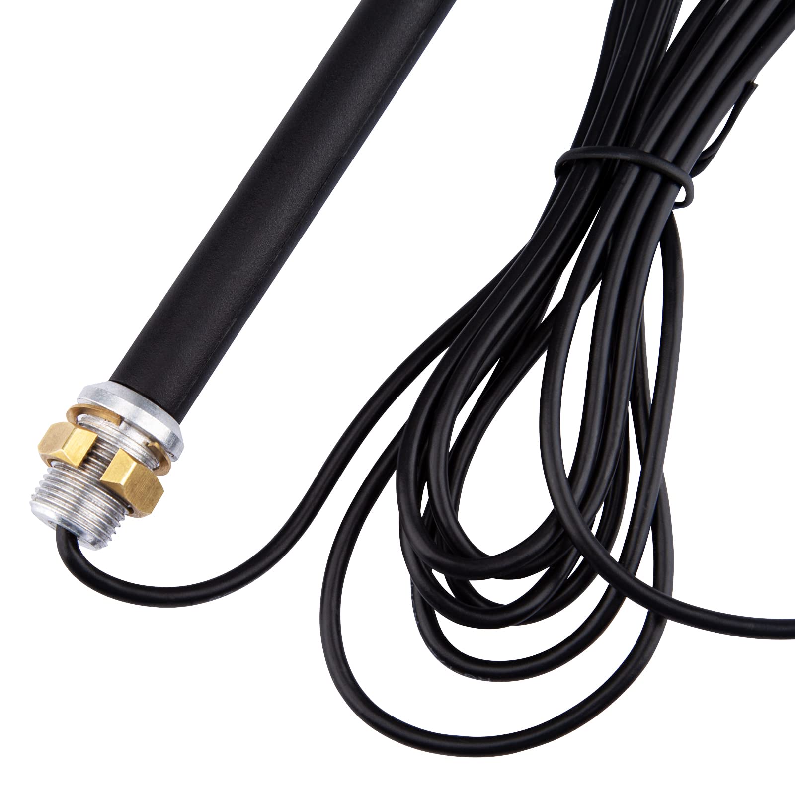 Antena de exterior para puerta de garaje, 433 MHz, repetidor inalámbrico, con cable RG174 de 2 m, distancia máxima de 200 metros
