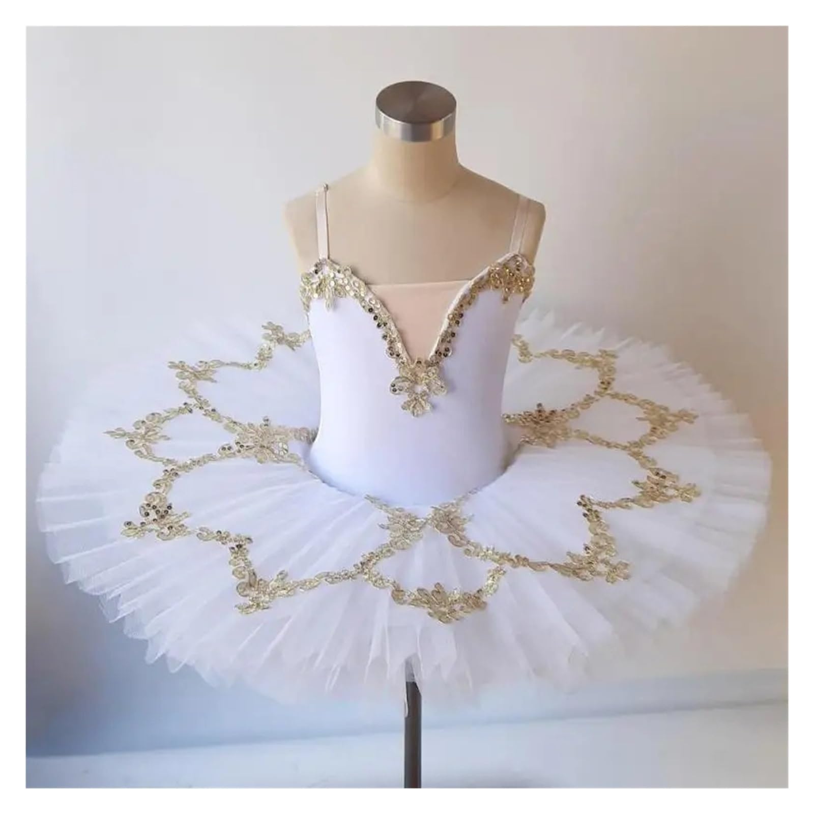 Robe Tutu Ballet Fille Robe de Ballet Rose for Filles, Tutu, Costumes de Danse de Ballet for Enfants, Robe de Ballerine, Robe de fête for Enfants sur scène de noël(Sky Blue,Height 110-120cm)