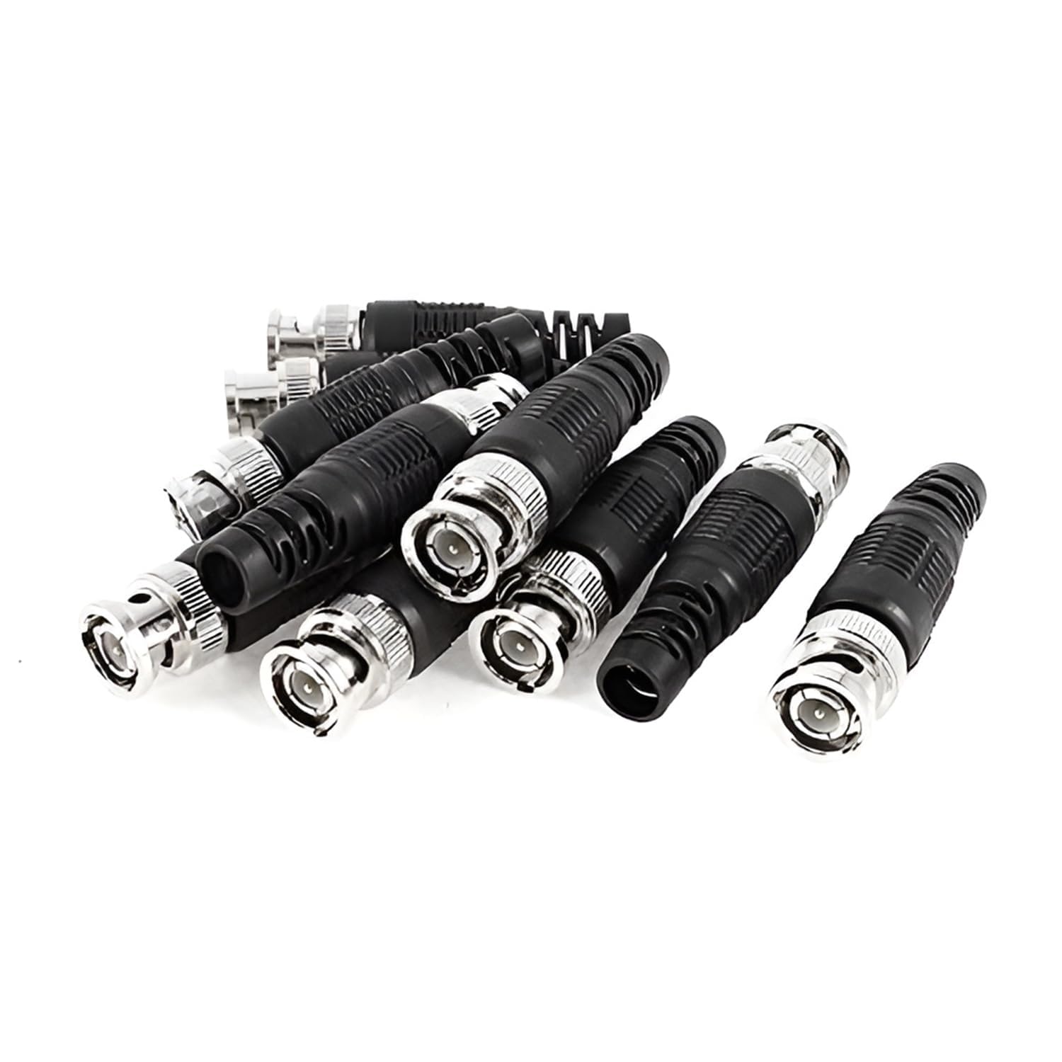 BNC connector Video Power Pre-Made All-in-One Video Security 3+1 Complete Copper Cable connector with 2 Solid Open End CCTV BNC Connectors for DVR Surveillance System (Pack of 10)-image-6