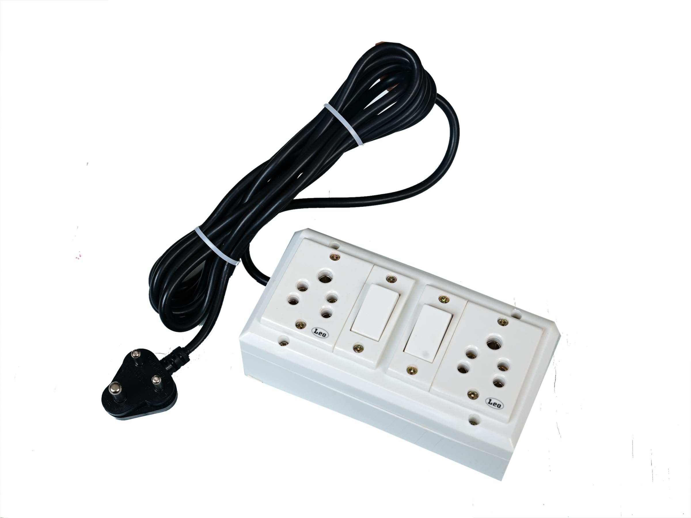 PRAKASH Leo 6 Amp Socket Extension Board with 3.6m Cord – Independent Switches & 2 Plugs for Versatile Appliance Support (6 amp 2 Switchs, Pack of 1)-image-20
