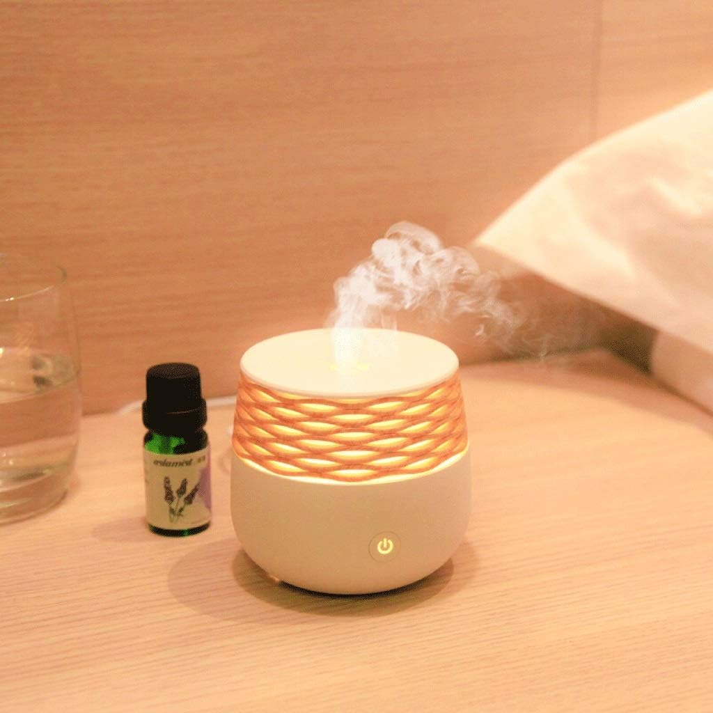 Humidifiers for Bedroom Mini USB Aroma Diffuser Ultrasonic Small Micro Humidifier Bedroom Desk Aroma Diffuser Lamp Essential Oil Lamp Incense Machine