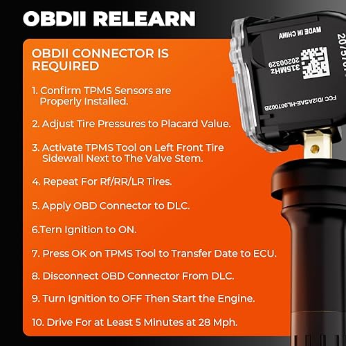 Miniatura 3 de 13598772 Sensor de sistema de monitoreo de presión de neumáticos compatible con Chevy Tahoe Colorado Silverado Buick Cadillac GMC Hummer Saab