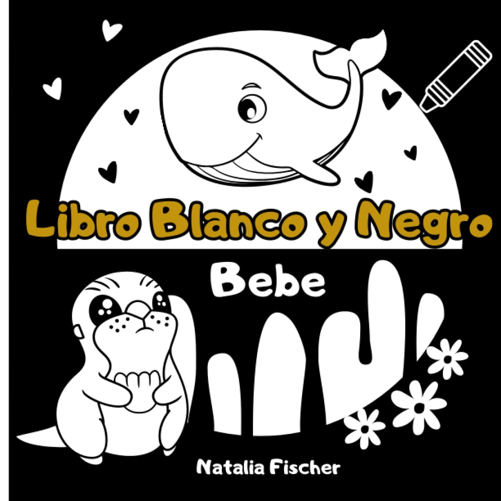 Vicloon Libros De Tela En Blanco Y Negro,Libros Blandos Juguetes Para