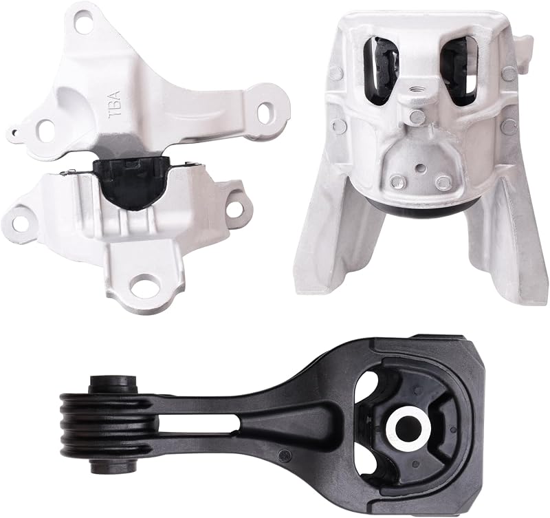 Kit de coxins do motor sherxibo para Honda Civic 2.0L L4 2016 a 2021 – 3 peças