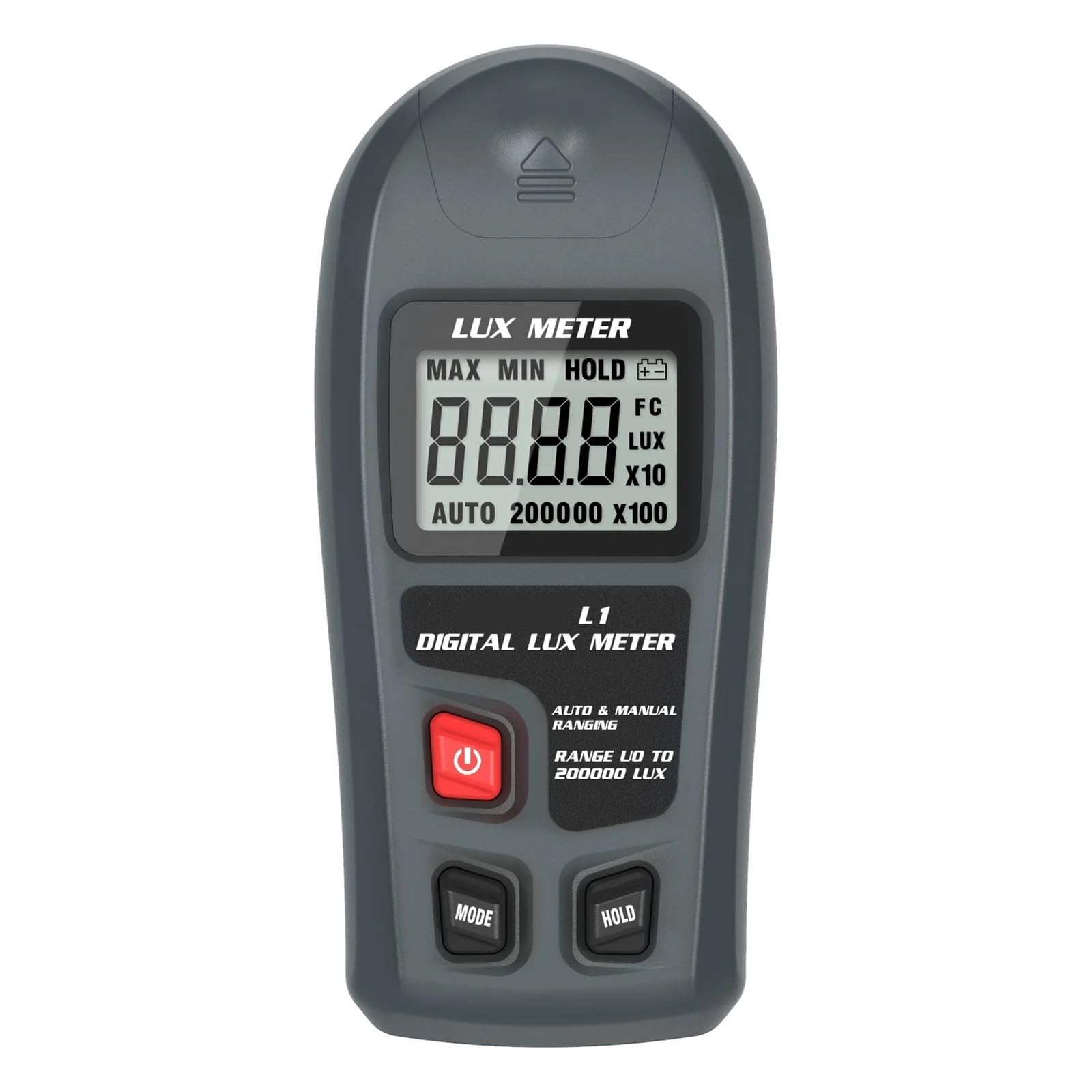 cyfrowy luksomierz, Luksomierz Cyfrowy, 0200 000 Luksów, LCD, Kieszonkowy Tester Oświetlenia, Czujnik Pomiaru Luksów/FC, Fotometr dla Rolnictwa Domy(L1-2pcs)