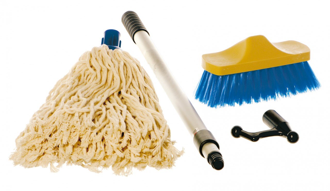Kit de brosses Yachticon n° 1 accessoire de nettoyage pour coque de bateau