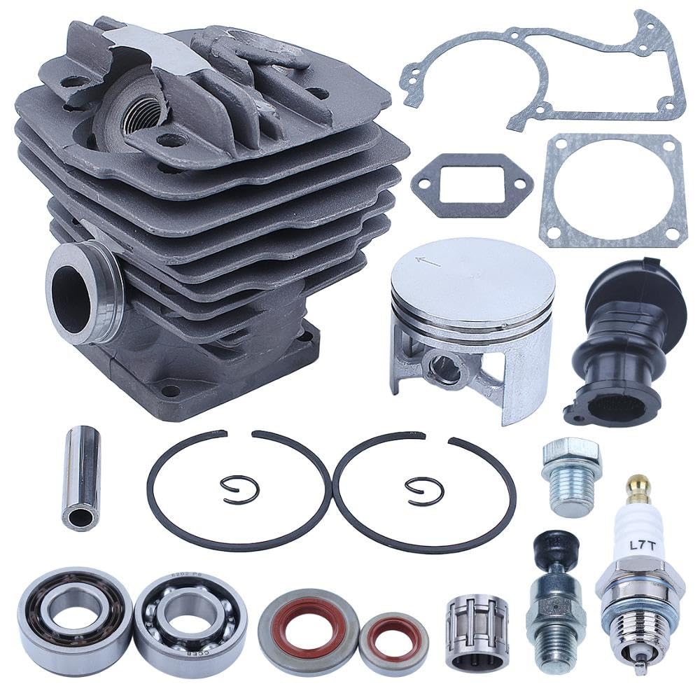 Kit guarnizioni candela candela paraolio pistone cilindro 48mm, for parti motore motore motosega, For STIHL 034 036 Ms360 Ms340 Ms 340 360 Kit cilindro motosega