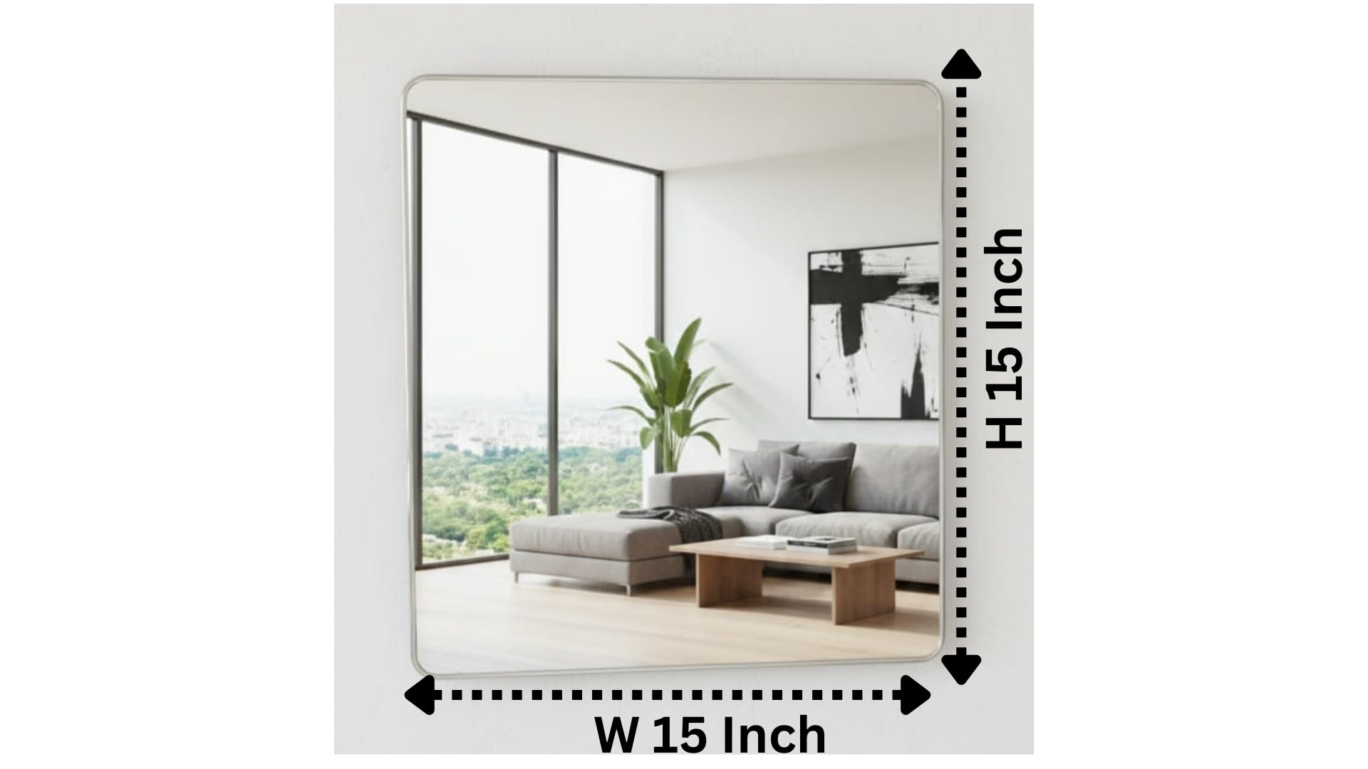 RUKAN Self-Adhesive Mirror - No Drill -2