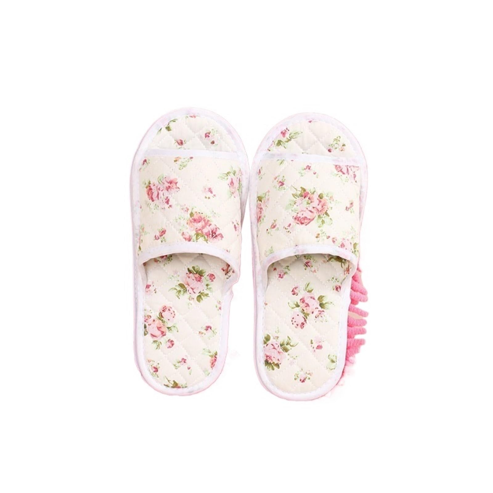 SFQEVHRZ Mop Slippers， Adult Slippers Lazy Mop Detachable Washable Floor Summer Cotton(S 35 size 37)