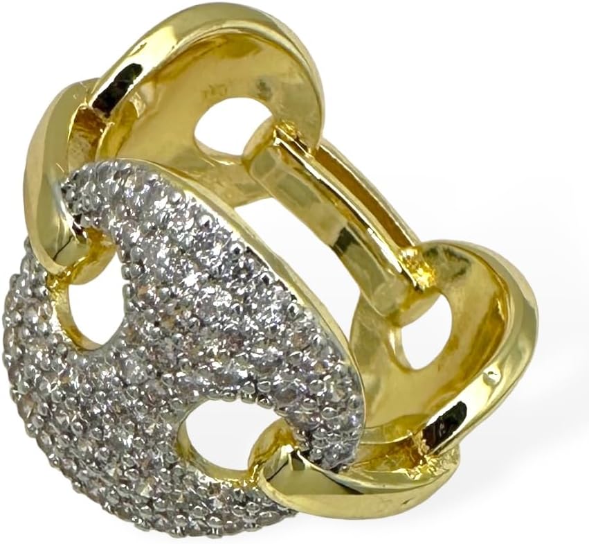Hampton Gems New Two Tone Designer Inspired Fashion Rings, Horse Bits too!!