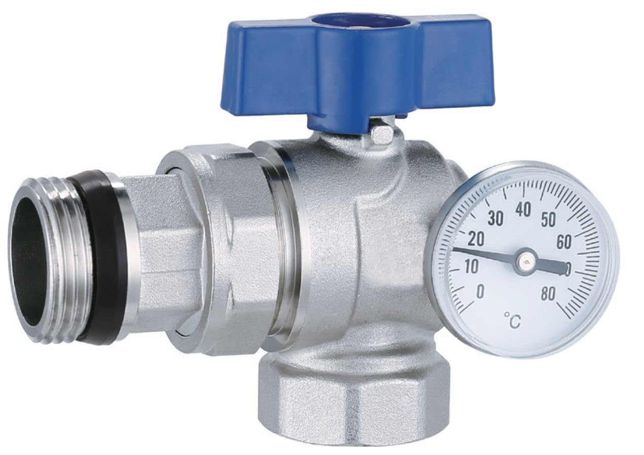 Kugelhahn 2-teilig bis 25 bar für Wasser,Druckluft,Öl Ventil Kugelhahn 2-teilig bis 25 bar für Wasser,Druckluft,Öl Ventil