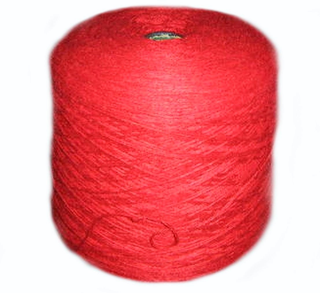 Lana de alpaca peruana roja para tejer cómodamente en casa ropa de invierno muy cálida