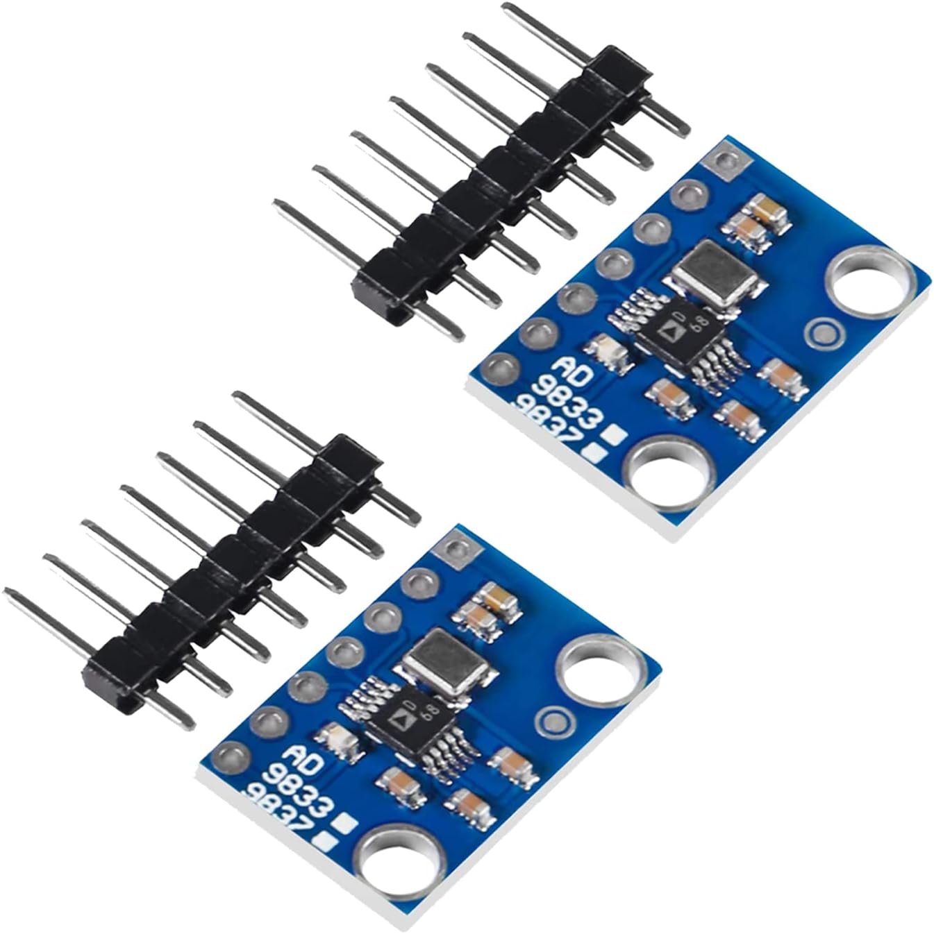 AEDIKO 2pcs AD9833 Sine Square Wave DDS Signal Generator Programmable Microprocessors Serial Interface Module