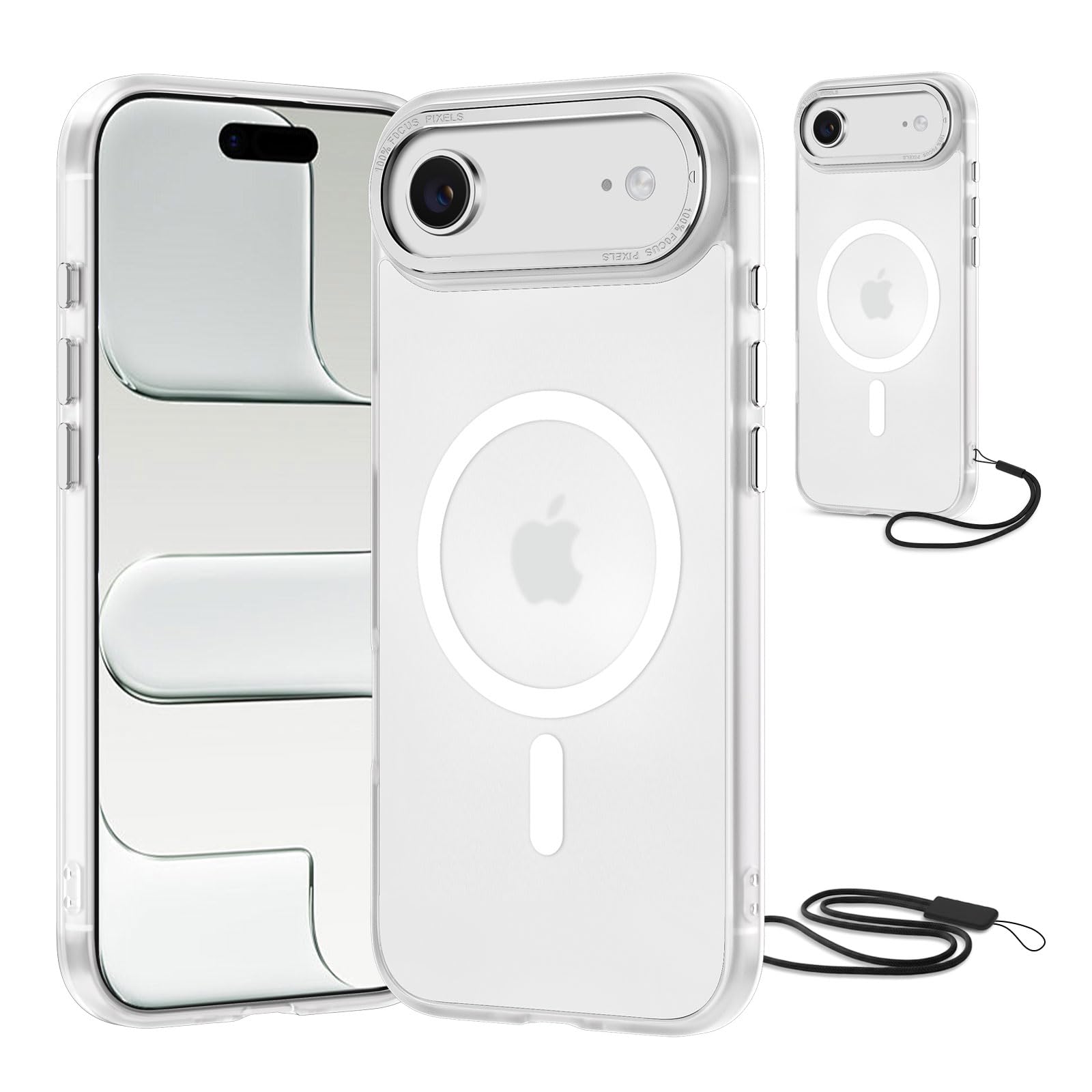 NEW'C Magnetisch Hülle für iPhone Serie kompatibel mit MagSafe Ultimate, stoßfest – starker Magnetismus und militärischer Schutz