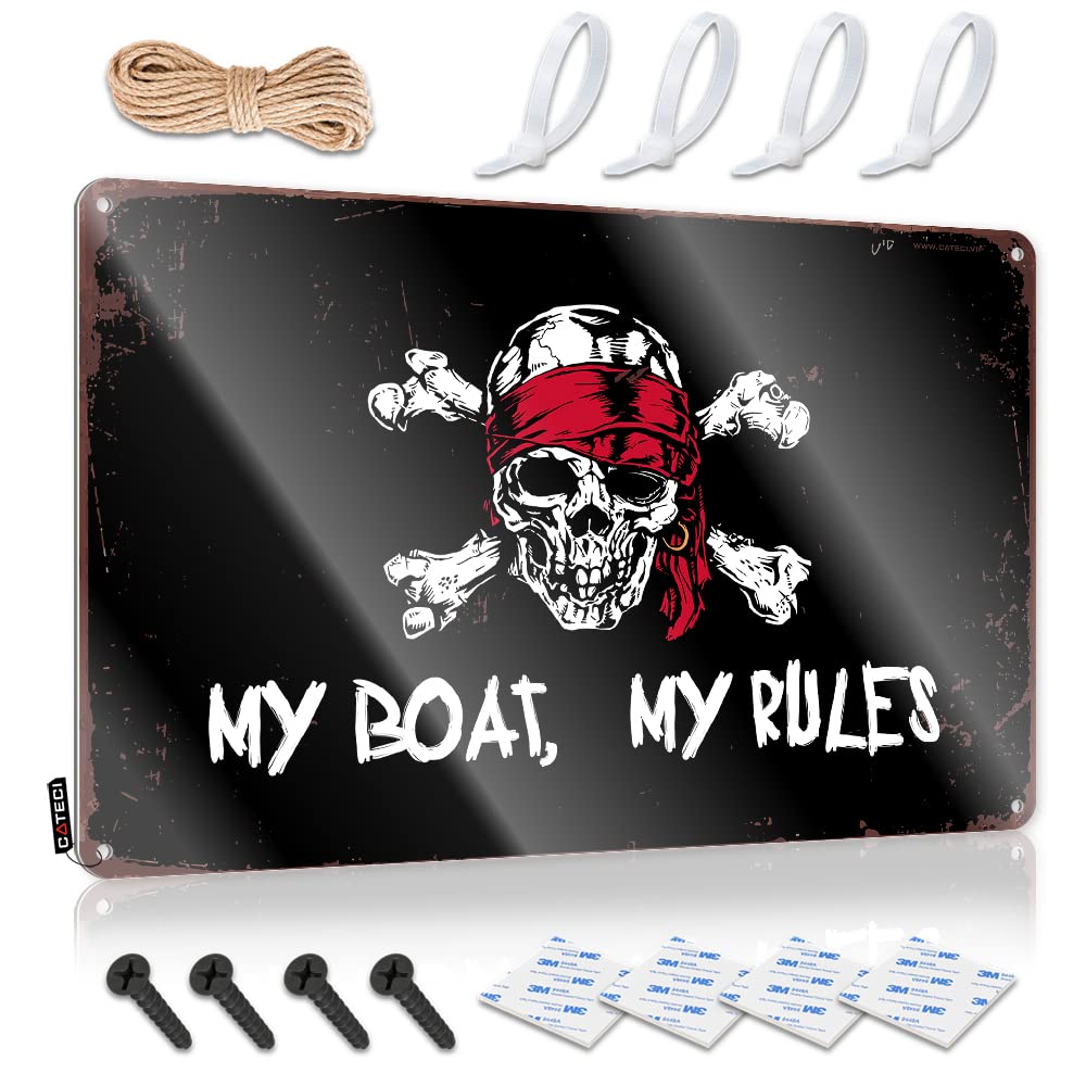 Sign Soft Bath Classy My Boat, My Rules For Campers - Tiki Decorations Customizable(30X40CM)