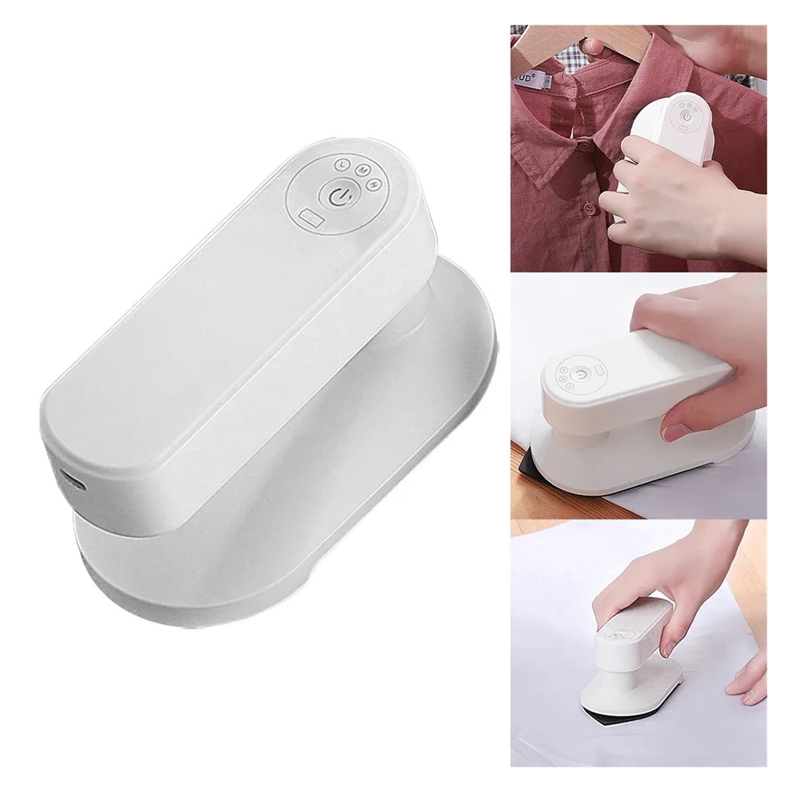 Mini vaporizador de viaje, Mini Plancha De Portátil Inalámbrica For Ropa Viaje, For El Hogar, Dormitorio Y Negocio,Plancha de ropa portátil