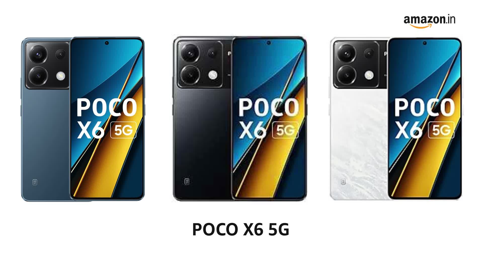 POCO X6 5G (Mirror Black, 12 GB RAM 256 GB Storage) : Amazon.in
