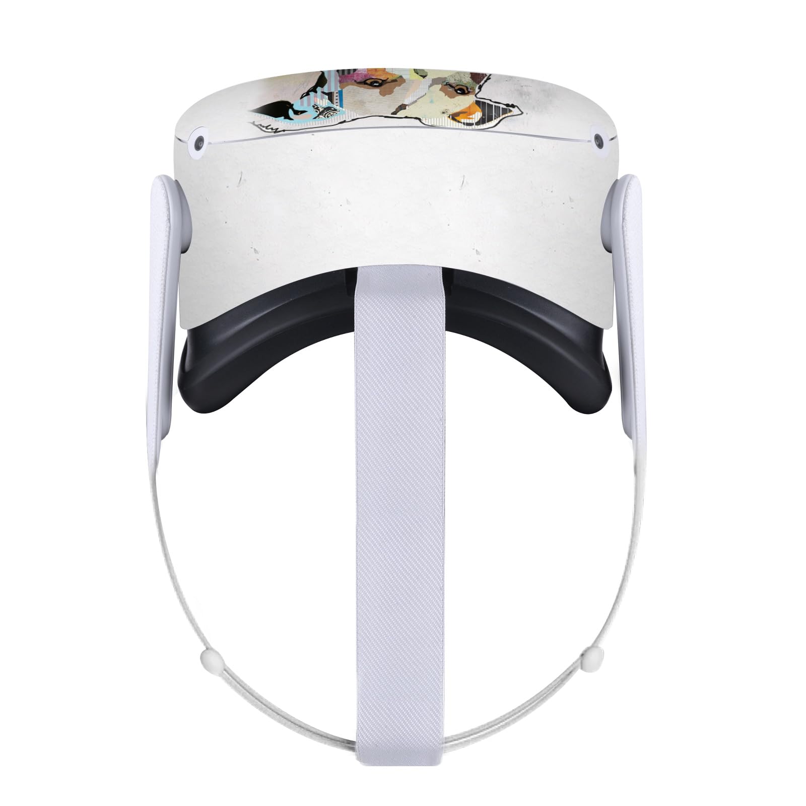 Head Case Designs Officially Licensed Michel Keck Pitbull Art Mix Vinyl Sticker Skin Decal Cover Compatible with Meta Quest 2