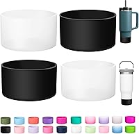 Vista 28 de Stanley - Paquete de 2 botas de silicona para vaso Stanley 40 de 30 oz Quencher Adventure, IceFlow 30 de 20 onzas, protector de copa Stanley