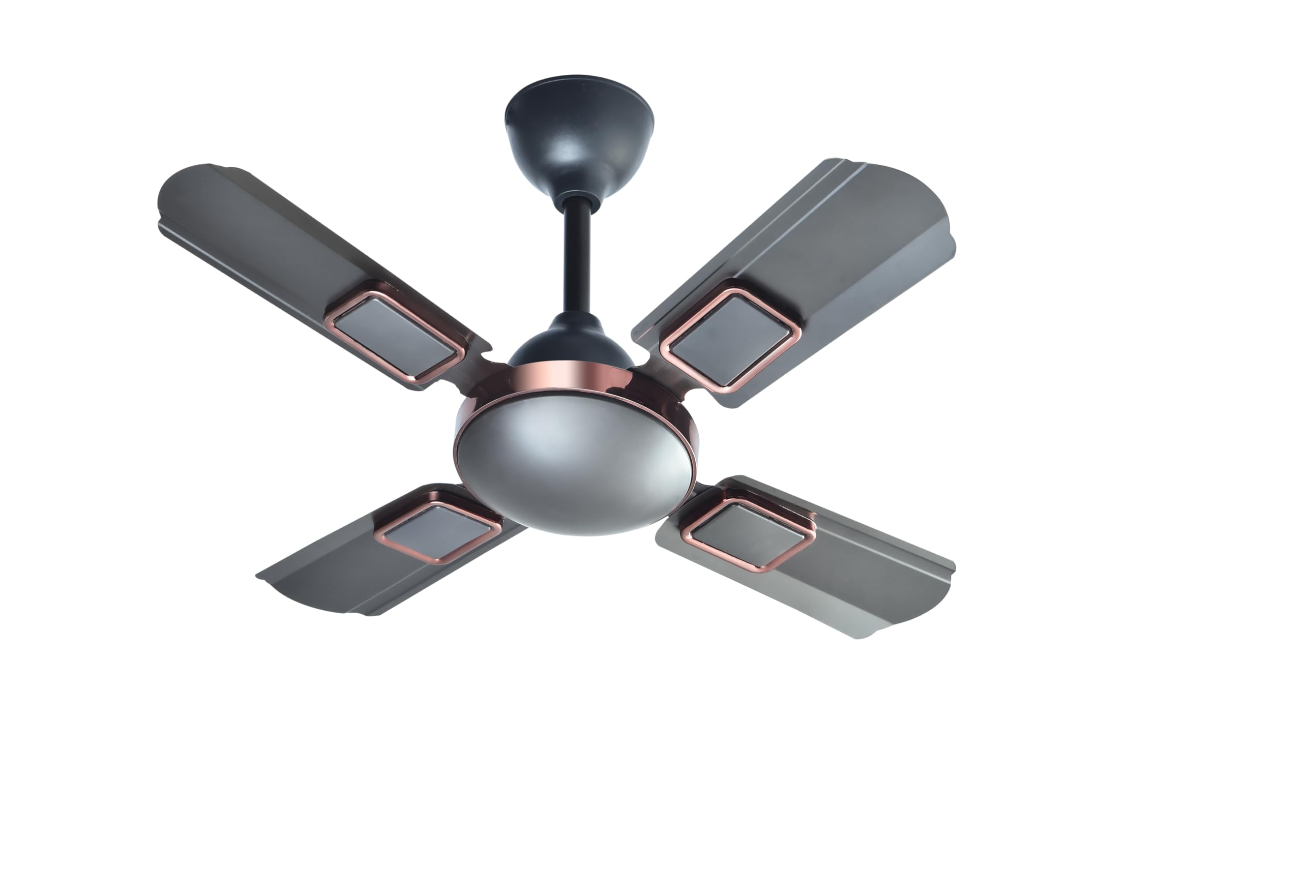 ELMONT CREZIO Decorative model 600 mm / 24 Inch High Speed 4 Blade White Ceiling Fan Suitable for Balcony/Small Room Kitchen/Veranda/TOILET (Smoke Brown) (B0CYSLJ5JR) Amazon Price History, Amazon Price Tracker