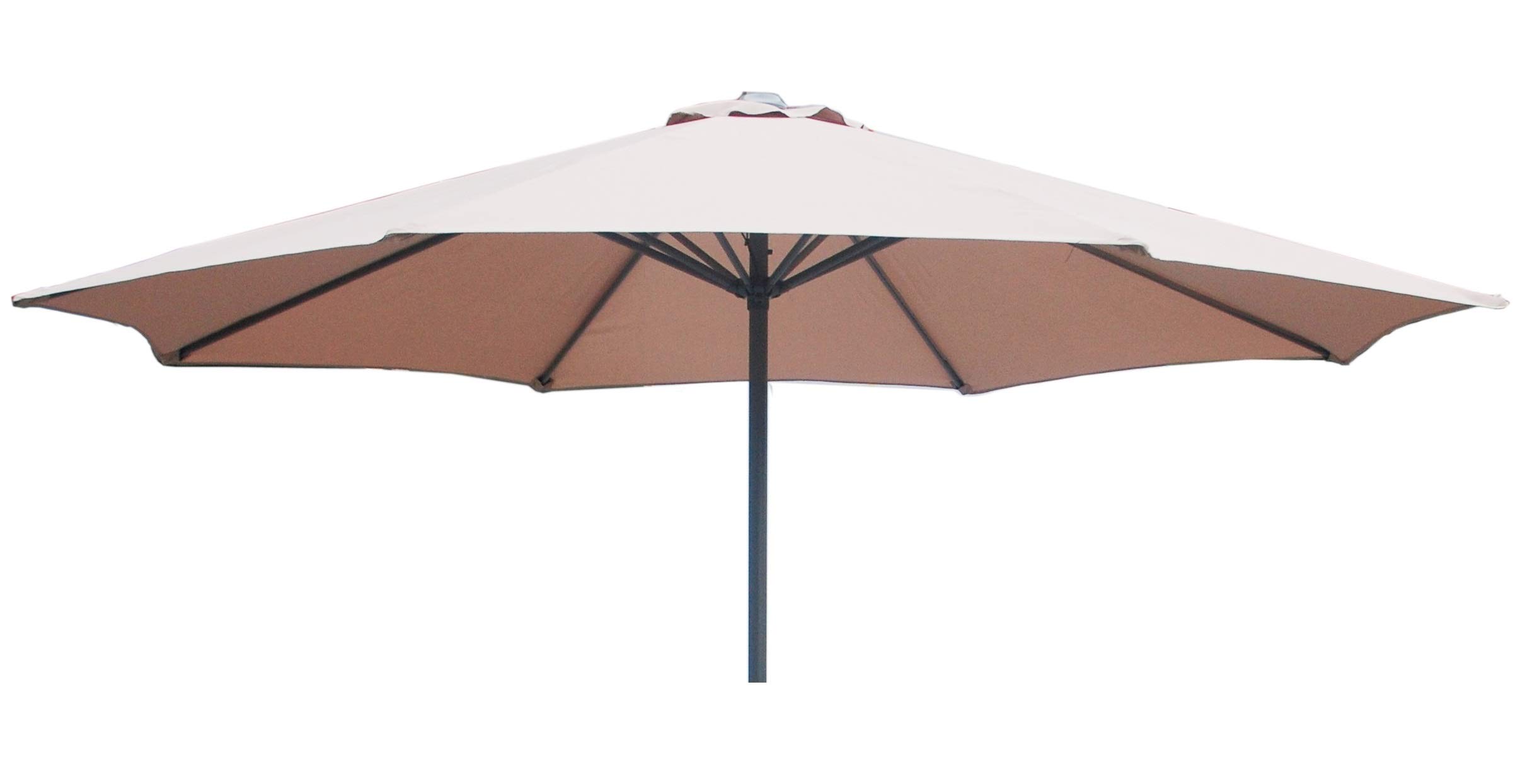 Tfs Natural Linen Replacement Parasol Fabric Canopy For Standard, Cantilever & Balcony Parasols (3M 8Arm, )