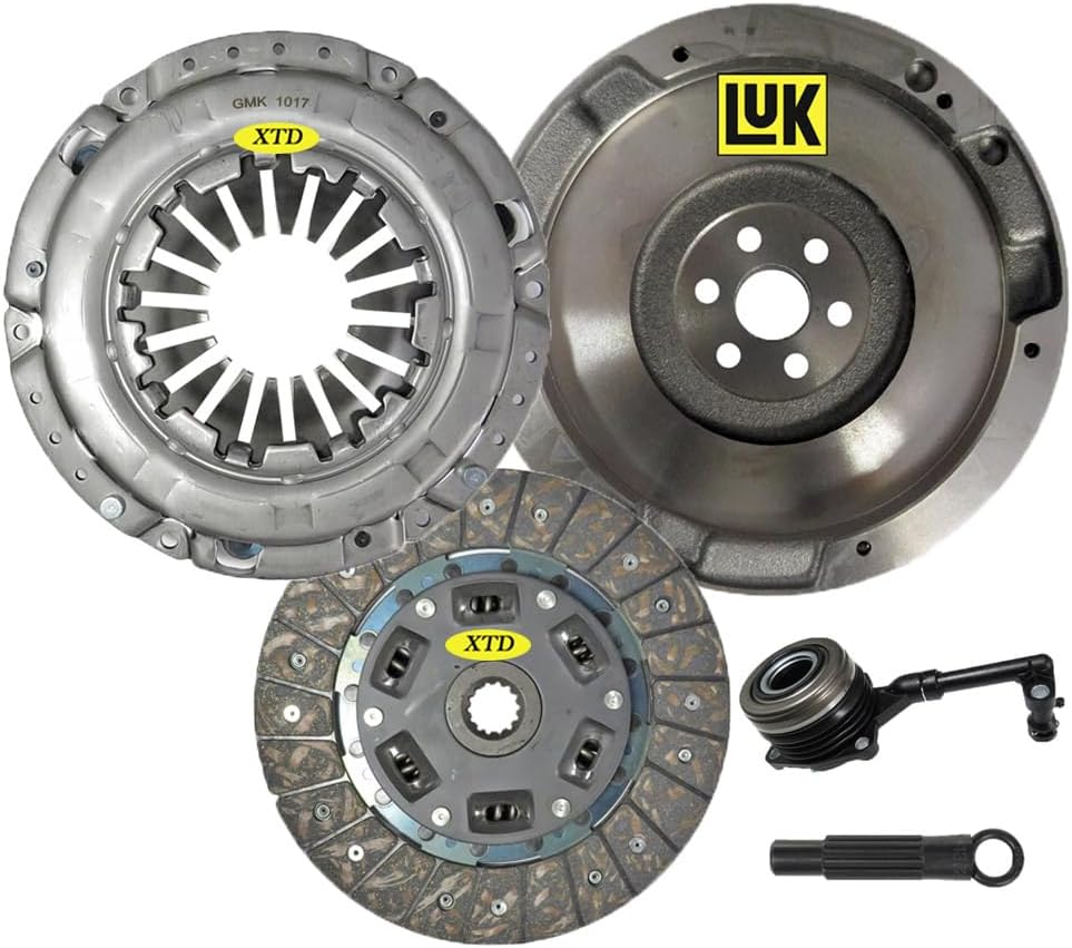 XTD OE Clutch Kit + LuK Flywheel Compatible With 2003-2007 Saturn Ion 2.2L 2.4L DOHC