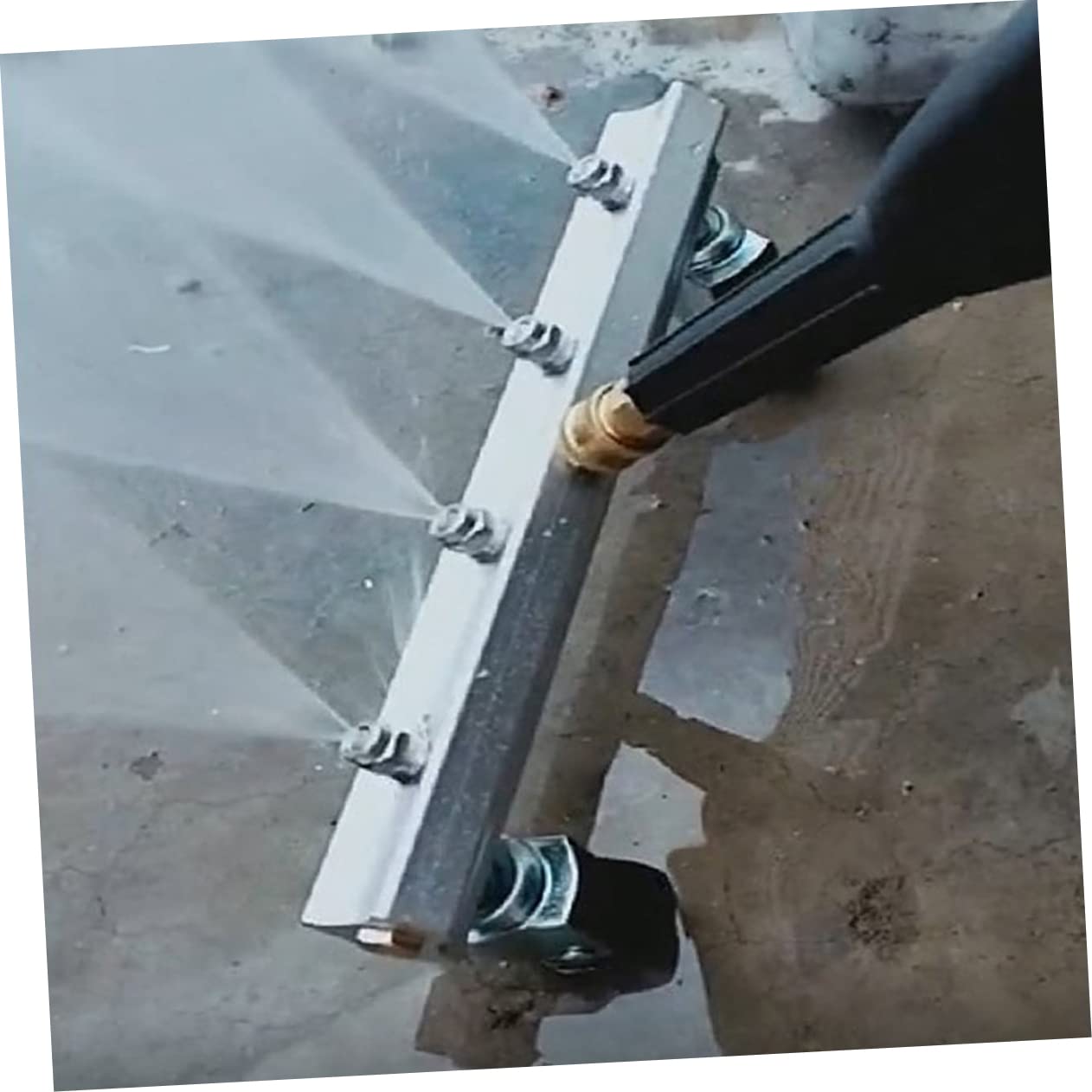 ORFOFE 2piezas Limpiador De Chasis De Automóvil Presión Cepillo y Varillas Extensibles Herramienta De Limpieza para Talleres De Automoción y Lavados De Coches