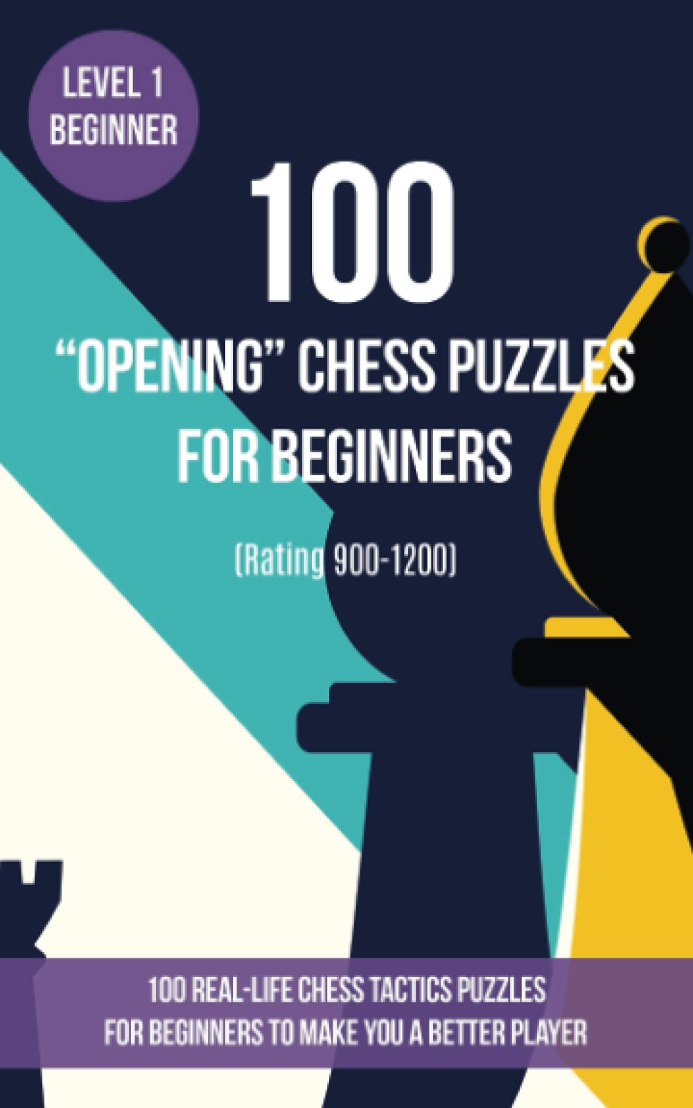 Buy 100 “Opening” Chess Puzzles for Beginners (Rating 9001200) 100 reallife chess tactics
