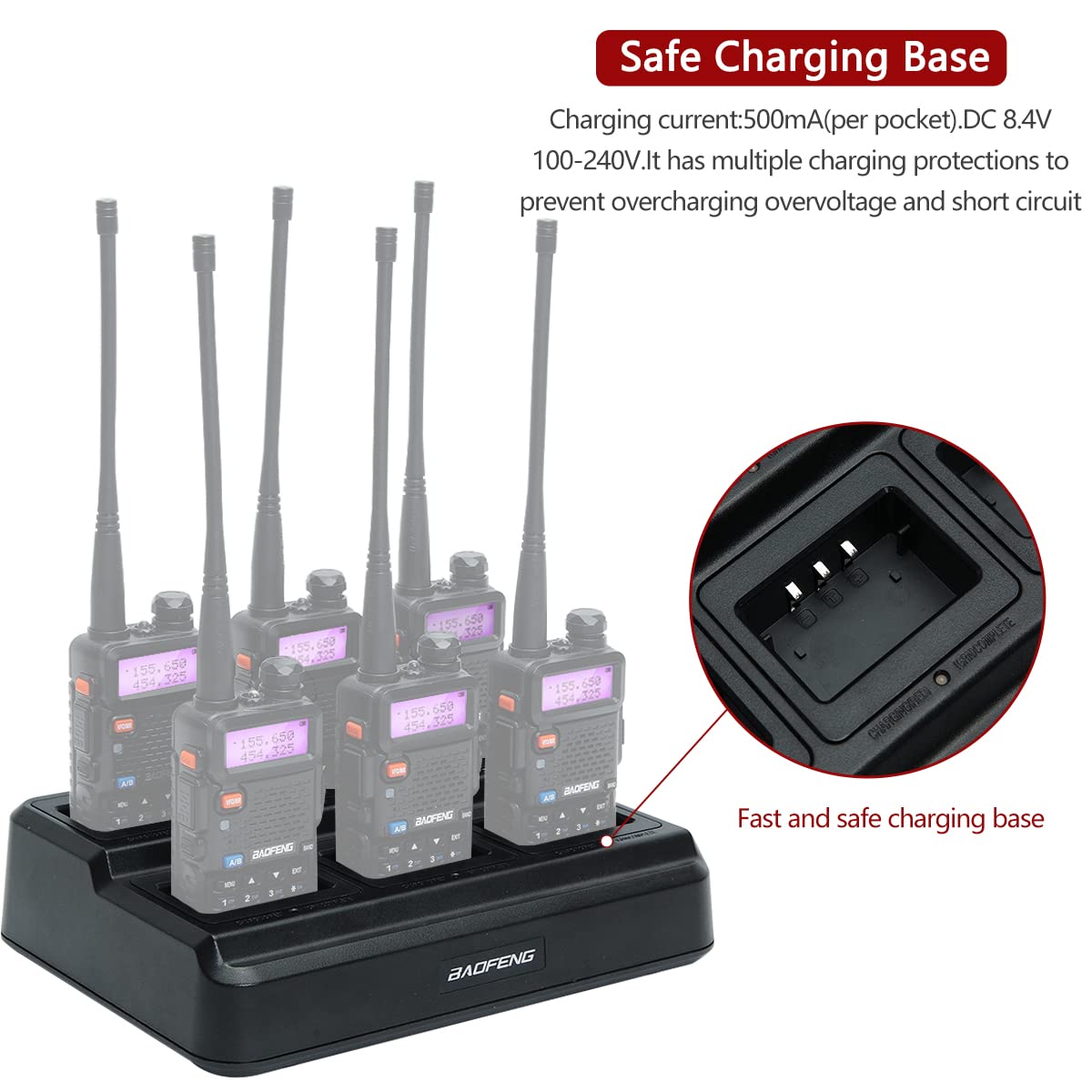 6 x AA batterij houder DC plug - 9V