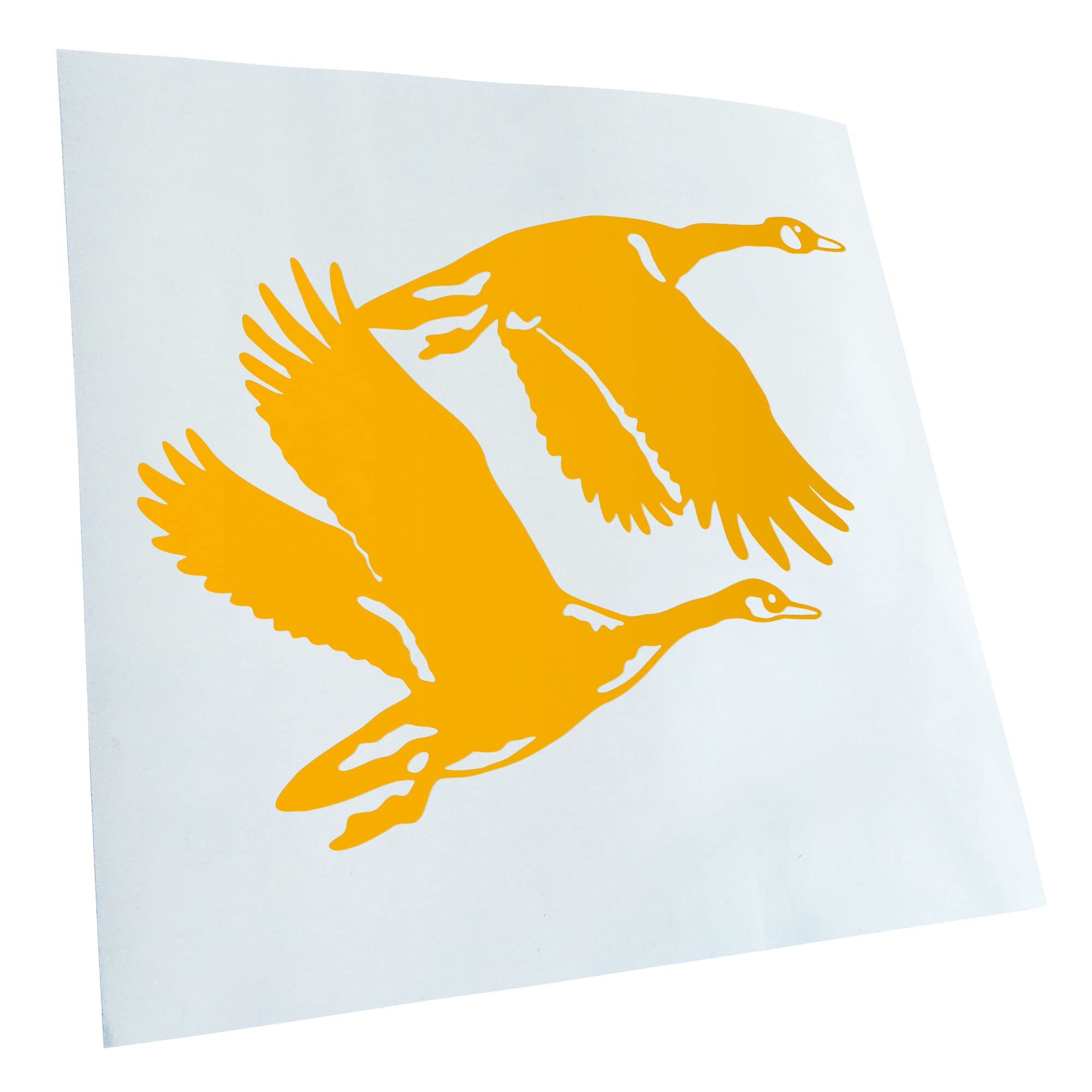 Kiwistar - Car Sticker - Yellow - 30 x 23 cm Ducks - Ducks - Duck - Rear Window Car Sticker Weatherproof for Car Truck Moped Truck - Sticker Exterior Self-Adhesive Tuning Accessories for Window